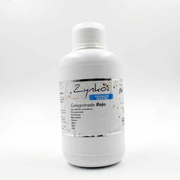 Medicamento Nutracéutico Concentrado Rojo (Revitalizante-Antioxidante- Anticangerigeno)  Suspension 500 Ml